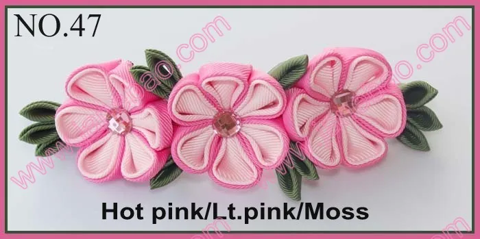 145 шт. 6 ''новые Kanzashi лепесток заколки катушка заколки волосы девушка клип