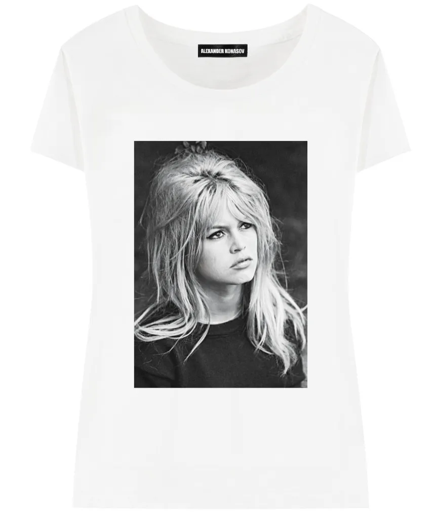 Tシャツブリジット バルドー2ロシアtシャツプリントファッションスタイル女性女の子カット Print Women T Shirt Printprint Fashion Aliexpress