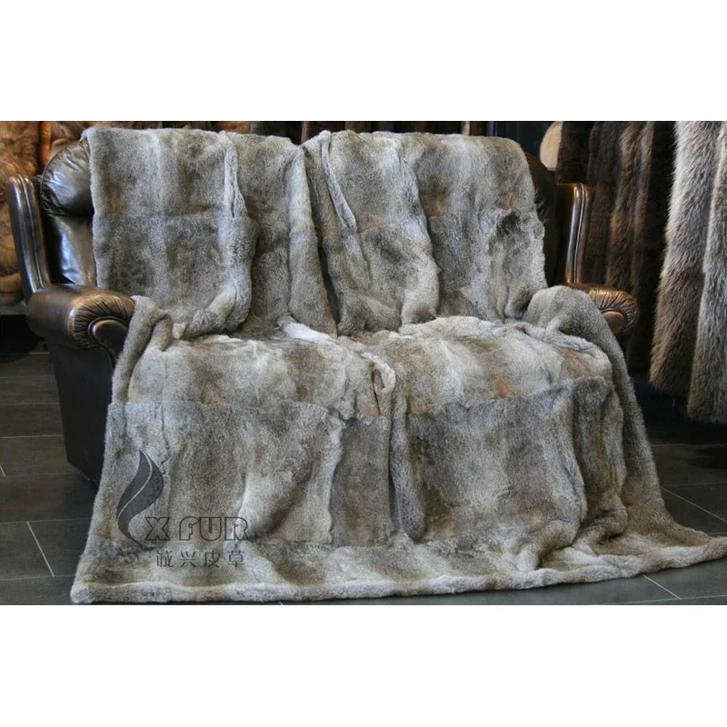 CX-D-08B/Z 218x218 см на диван-кровать для дома Натуральный Цвет натуральная одеяло из меха кролика
