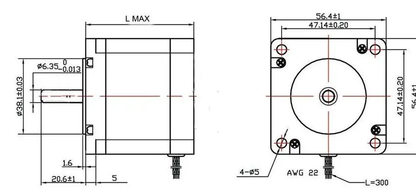 Акция! 10 шт. NEMA23 шагового двигателя 185oz-in, 2.0A 23HS6620 для ЧПУ жаждет двигателя