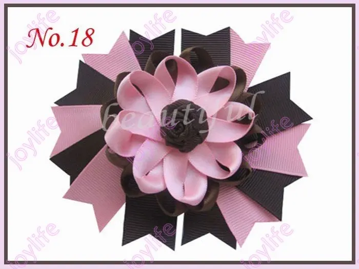 Новые 500 шт 4,5 Роман Махаон гнездо волосы луки rose Изысканная заколка для волос бант для волос для девочек