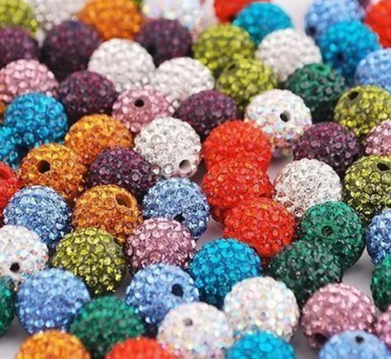 Лидер продаж Черный Синий Скидка Смешанный многоцветный micro pave длинные гибкая трубка Кристалл постепенное хрустальные бусины Шамбала