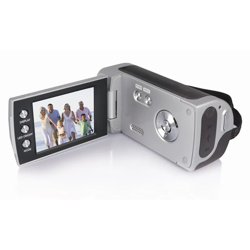 HD 720P Цифровая видеокамера с 3MP CMOS сенсором, 2,7 ''HD экран и 4X Digiatl зум, дешевая цифровая видеокамера 12 мега пикселей