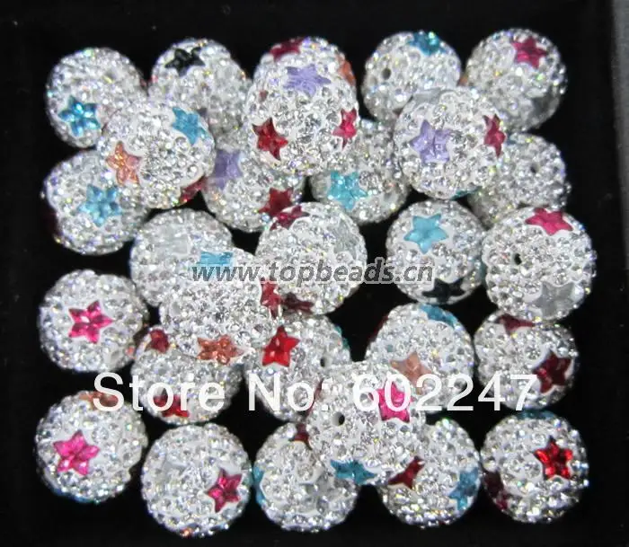 Чешский Crystal Star Шамбалы дискотечный шар Бусины, 16 мм Шамбалы дискотечный шар, 20 шт./лот
