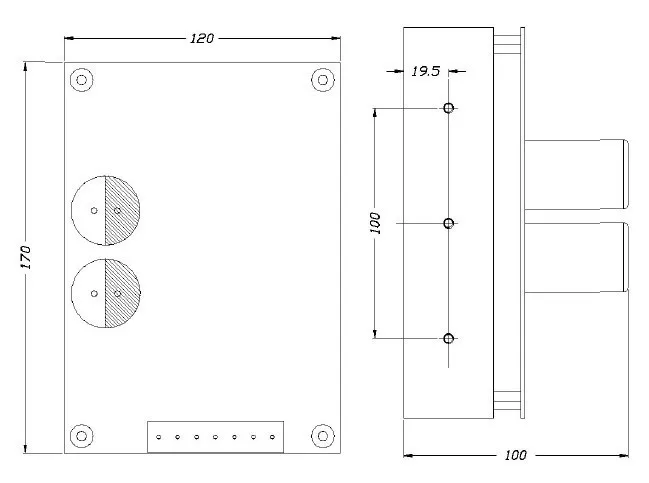 Используется VFD преобразователь частоты Sanch S100 220 В 400 Вт кВт