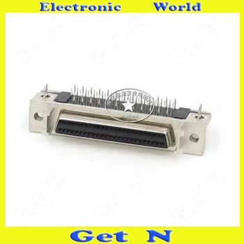 

1pcs SCSI 50PIN Female Board Connector SCSI Female 50PIN Curved Leg Adapter 50PIN Straight PCB Plug Socket