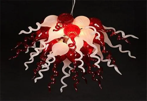 

Wholesale Energy Saving Factory Red and White Chandelier