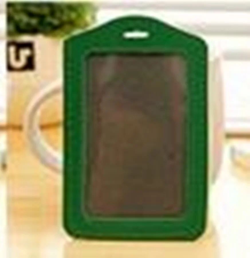 GREEN Именные карточки для бейджиков визитница PU porte carte чехол с нейлоновой nack компании офисная поставка 13 цветов ACH202A - Цвет: GREEN