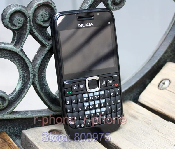 Отремонтированный мобильный телефон NOKIA E63 3G Wifi русская клавиатура QWERTY разблокирована