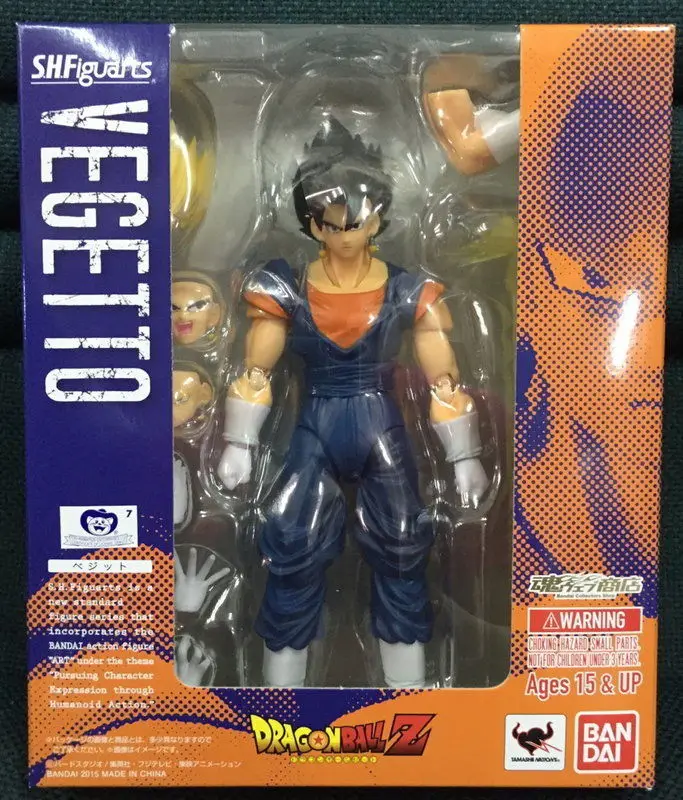 Оригинальные Bandai Tamashii Наций S. h. figuarts(СВЧ) фигурку-vegetto(gogeta) от "Dragon Ball Z"