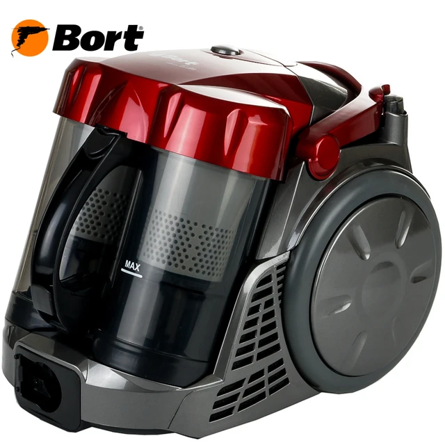 Пылесос Bort BSS-2000N ( двойной мультициклон V10 (2 камеры с 10-ти ступенчатой фильтрацией), автоматическая смотка кабеля)