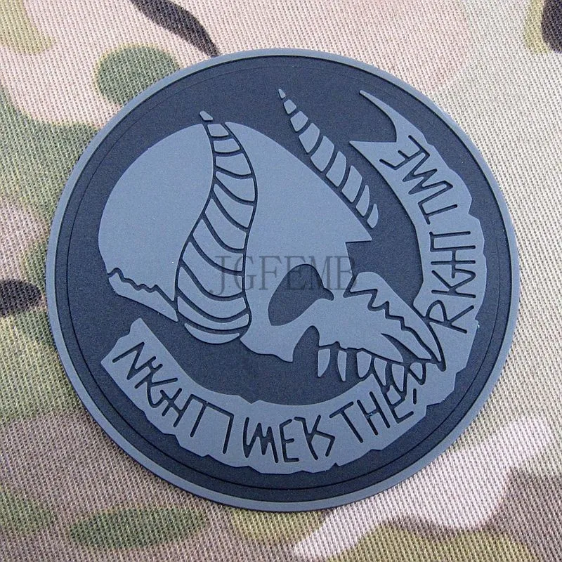 Серый ермунганд Seal Team 9 мораль Военная Униформа Вышивка патч Значки pb893