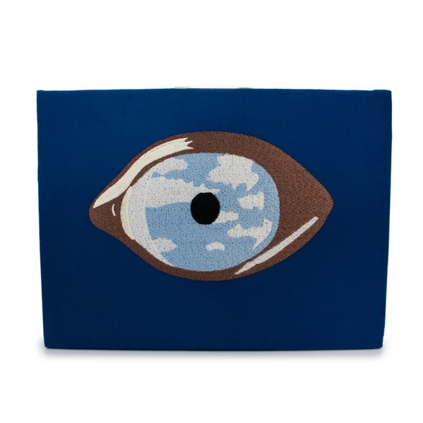 Необычные Обложки Книги Шап Глаз Шаблон Синий Вечер Сцепления Сумка женская