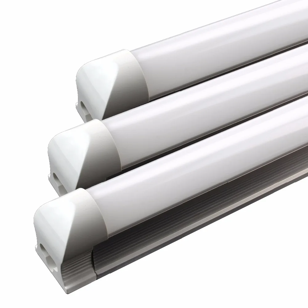 

50pcs/lot T8 Integrated LED Tube light 1200mm 1.2m 96 leds 18W 4ft AC85-265V 2250LM for office store Fedex Free shipping