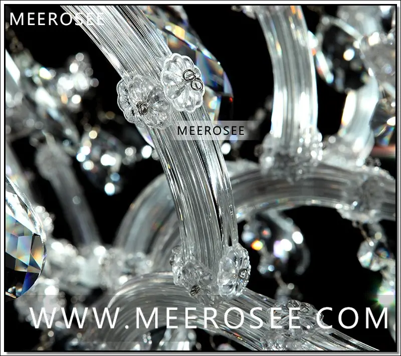 Хит продаж Мария-Терезия Ясно Белый хрустальная люстра лампа Блеск Cristal Pendelleuchte светильник наивысшего качества 8 Огни
