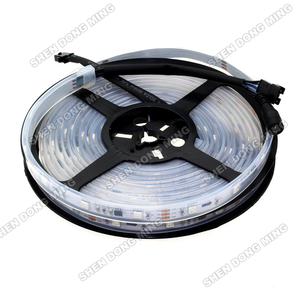 5 m UCS1903 Светодиодные ленты Лампа Pixel Magic Цвет DC12V Wareproof IP67 RGB Светодиодные ленты 5050 48 Светодиодный s 16IC/м Luminaria
