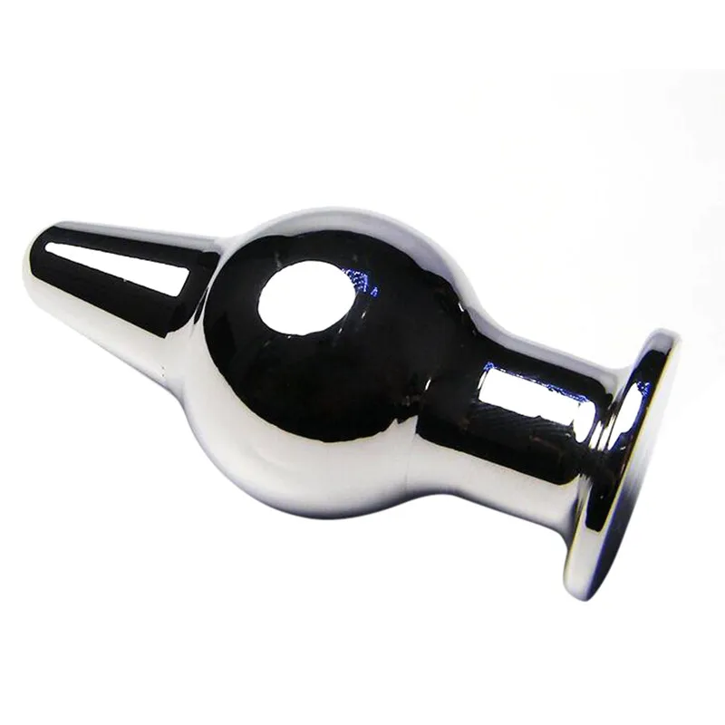 Steel Anal Plugs Metal Big Size Single Ball Solid Anus Beads Fetish Chastity Sex Adult Toys Stainless |