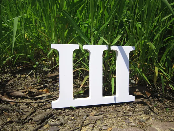 15cm Russian Letter Высота 15 см русские буквы Алфавит домашний декор настенные наклейки деревянные белые буквы Алфавит свадьба день рождения - Цвет: 15cm Russian Letter