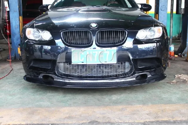 Углеродное волокно GTS4 Стиль передней губы подходит для 2008-2011 E92/E93 M3