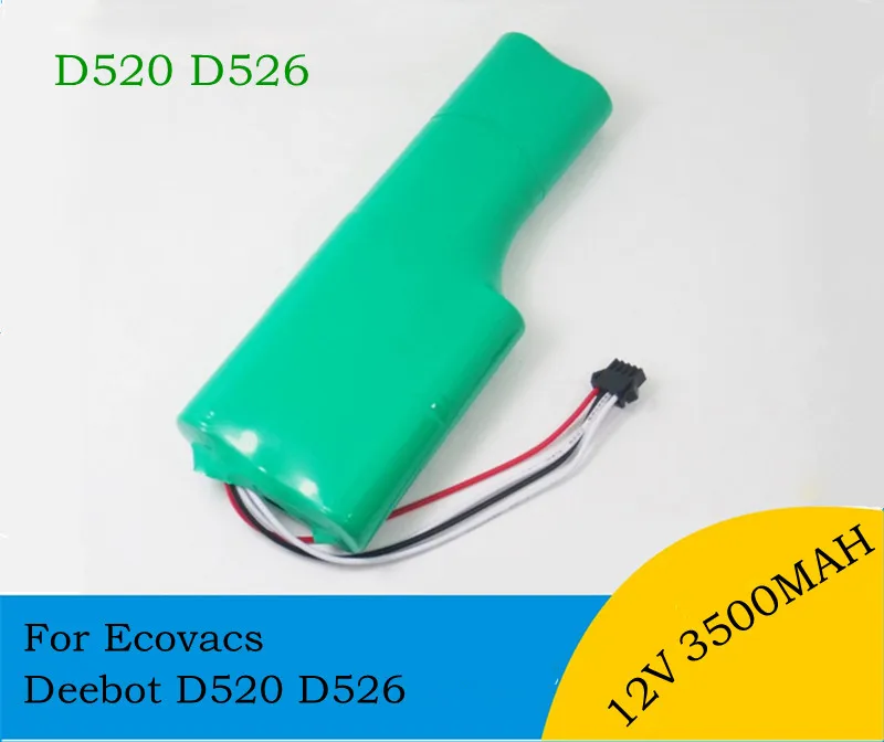 

12V 3500mAh NI-MH Replacement Battery pack SC for Ecovacs Deebot D520 D526 sweeper robot t3 T5 Vacuum Cleaner Battery