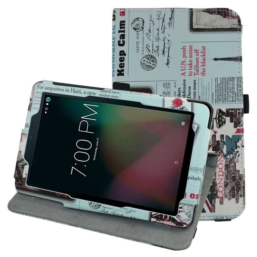 Чехол-книжка из искусственной кожи для планшета 8 дюймов Sprint Slate AQT80 |