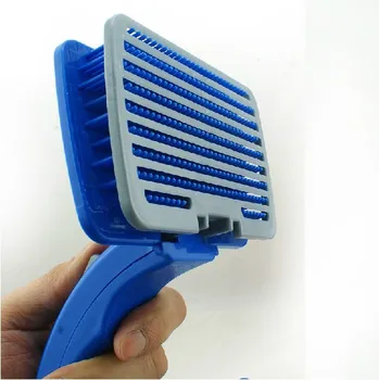 

Pet Hair Removal Brush Silicone Hair Removal Comb Sticky Brush Cat Dog Hair Brush
