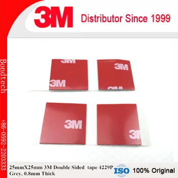 

100pcs 25x25mm Gray 3M 4229P Double Sided Acrylic Foam Tape