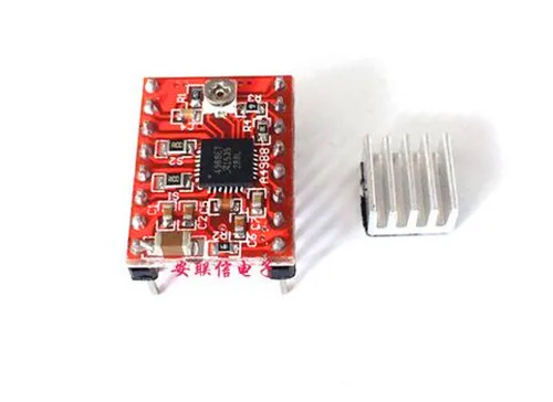 3D принтер/Драйвер шагового двигателя Reprap/отправить радиатор/красный модуль драйвера сенсор