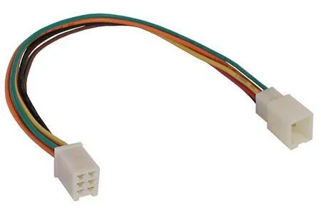 Longyue 2pcs 6 разъем для подключения провода жгут мужской/женский концы связаны с 25 см проводов