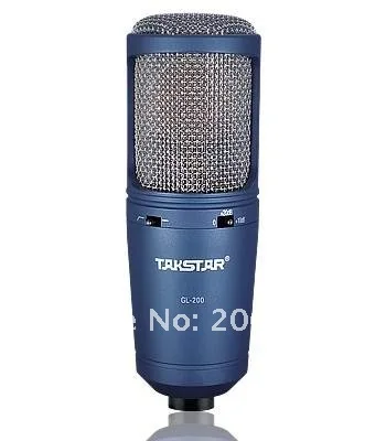 50% от TAKSTAR GL-200 Повествование-стиль профессиональной записи конденсаторные микрофоны бутик горячий