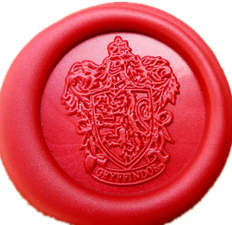 New Vintage Harry Potter Gryffindor School Badge Wax Seal Stamp Sticks  Spoon Set - Stamps - AliExpress