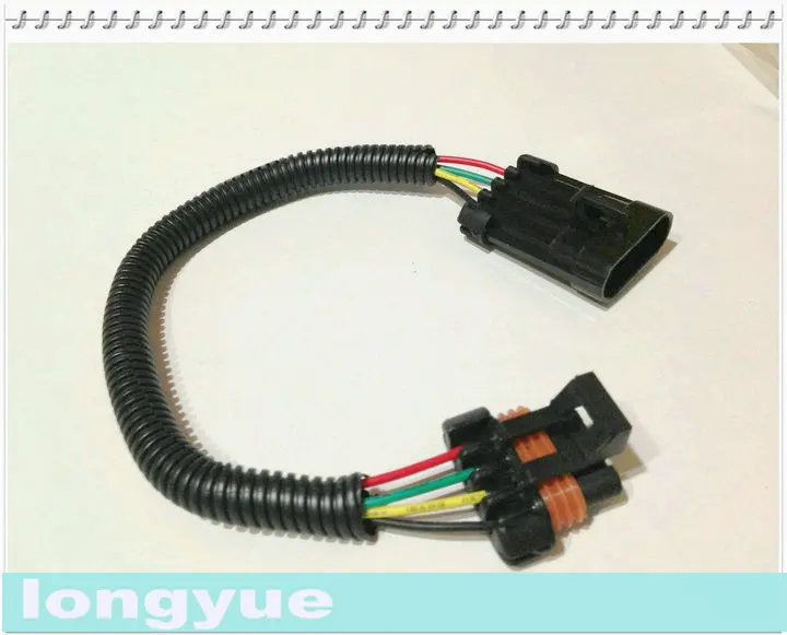 Longyue 2 шт. LS6 LT1 Корвет кислорода O2 Сенсор жатки 4 PIN Плоский 30 см провода