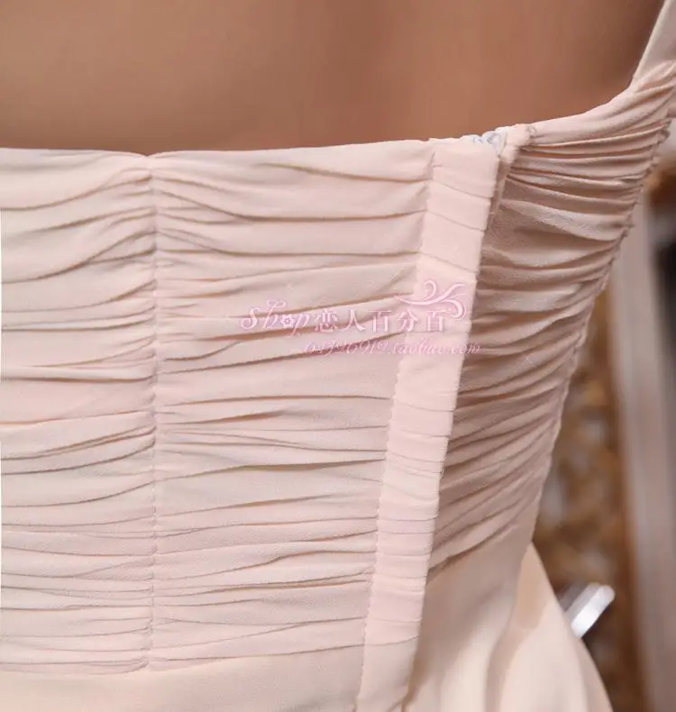 Одно плечо шифон vestido де noiva вечернее платье невесты макси длинные платья для партии подружки невесты платья