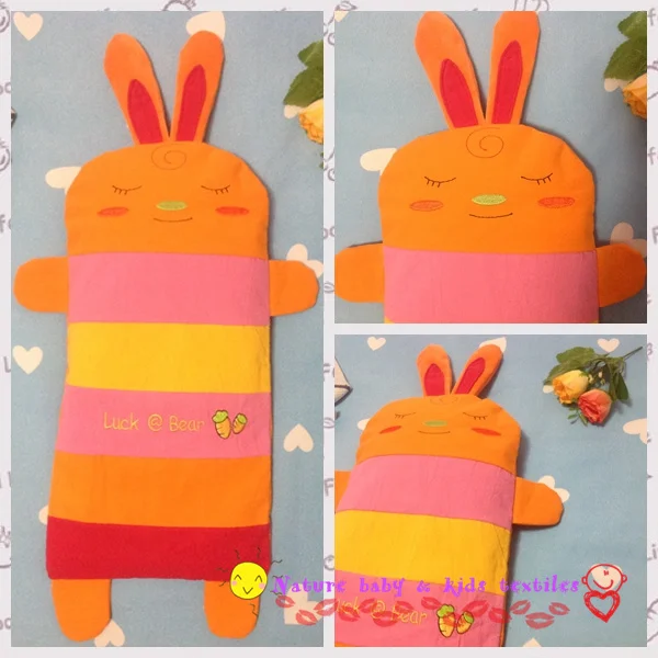 Buckwheat Pillow 1 - Orange Rabbit