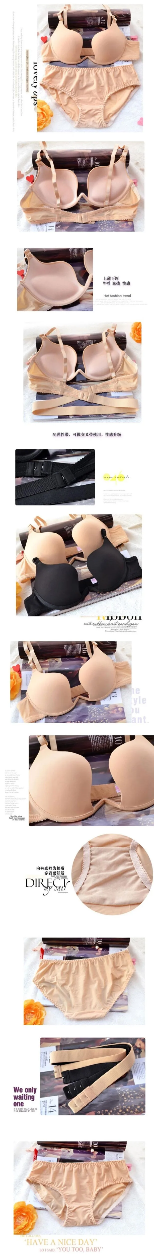 W-smooth-style-push-up-one-piece-sexy-bras-suits-2