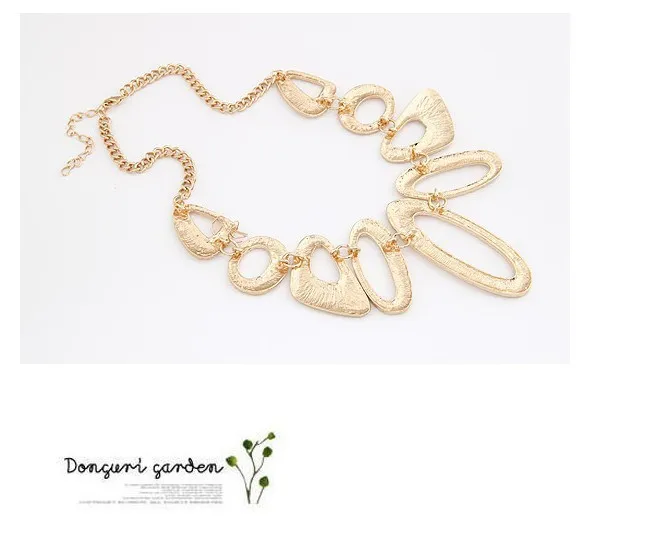 Фьюжн золотой цвет Chocker костюм ожерелье старинные ювелирные изделия для женщин Новое поступление