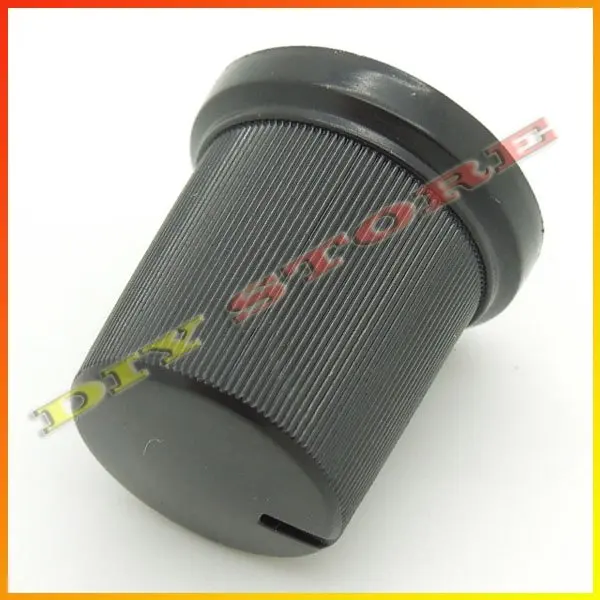 wholesale 100pcs/lot Brand New black 17mm high 6mm 15/64" Shaft Diameter encoder Knobs+free shipping-10000411
