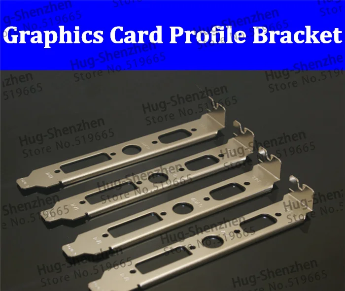 Chassi do Computador Brackert para Gráfica Placa de Vídeo Atacado China Perfil Suporte Crt 12 cm Dvi — 10 Pçs – Lote Pci