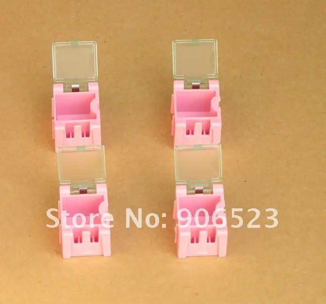 100 шт SMD компонентная коробка SMT контейнер для хранения электронный чехол Комплект