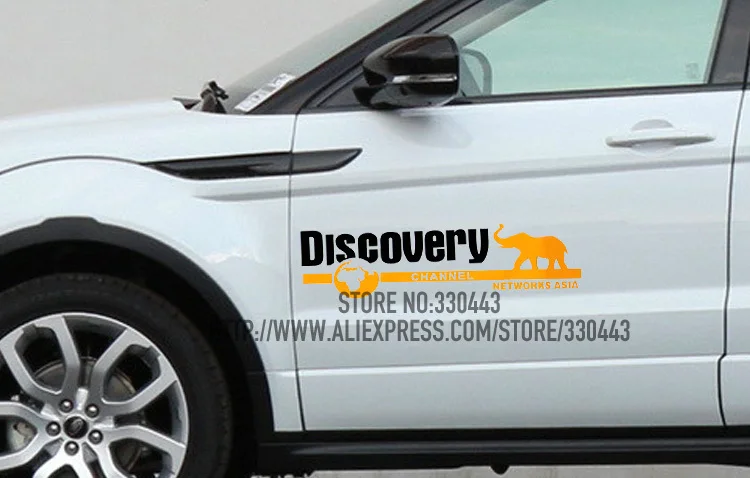 10 пар в комплекте; 2 цвета наклейка Discovery на стикер на дверь автомобиля украшение автомобиля Светоотражающая Стикеры