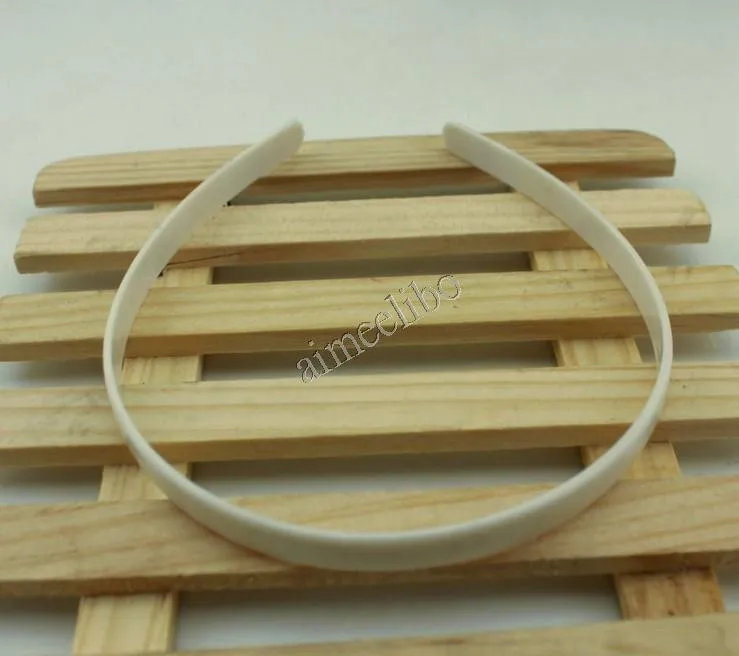 50 шт./лот 1 см ширина пластиковые DIY лента для волос/повязка/лента для волос заготовки аксессуаров