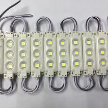 2000 шт./лот 5050 светодиодный модули Водонепроницаемый IP65 светодиодный модули 68*19 DC 12 V SMD 3 светодиодный знак светодиодная подсветка для письма канала, белый цвет