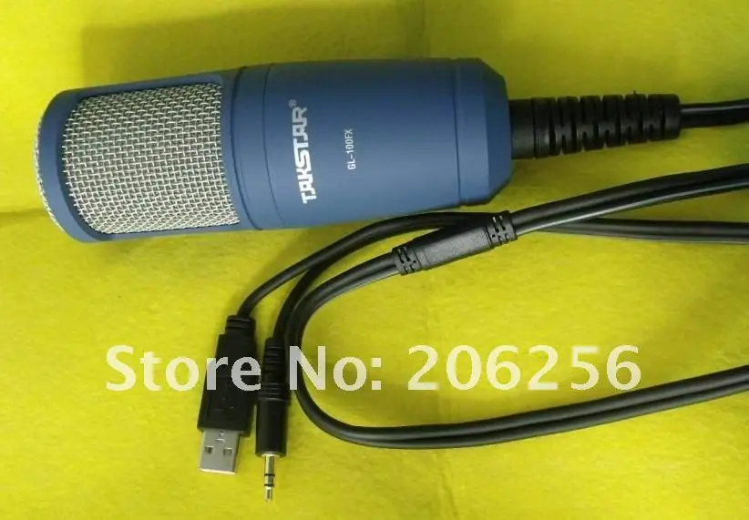 ГОРЯЧАЯ Takstar GL-100FX проводной емкости USB Ручной Микрофоны для КТВ встречи на для выступления компьютер