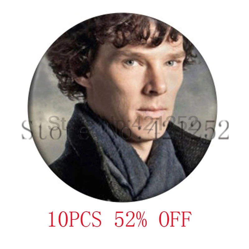 Sherlock BBC вдохновленное стеклом кабошон с фото ожерелье брелок Закладка запонка