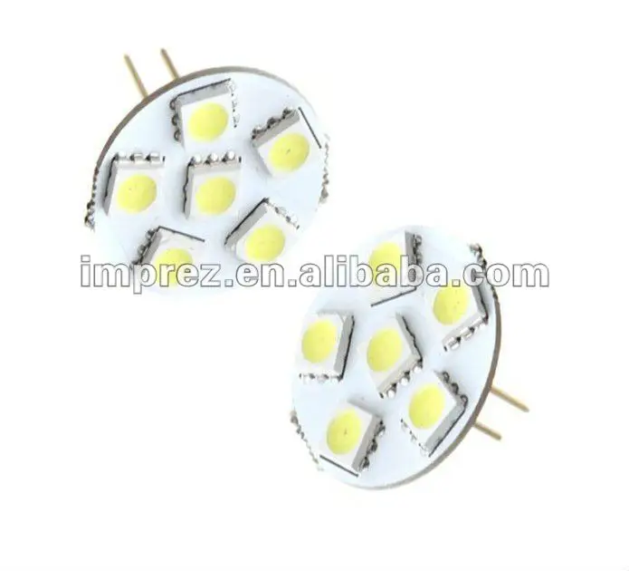 Оптовая цена Высокое качество 6 шт. 5050SMD G4 светодиодные фонари