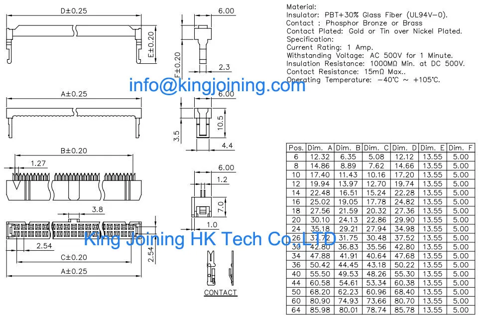 100 шт. IDC разъем 12pin 2x6 IDC розетки FC3-12 2,54 мм IDC кабельные розетки 12 P