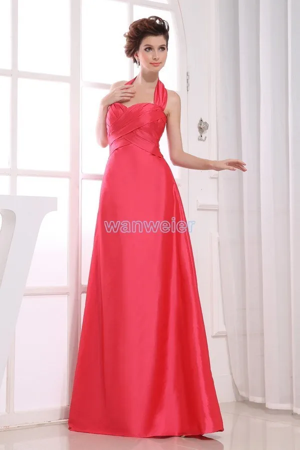 Бесплатная доставка vestidos formales 2013 высокого качества дизайнерская Свадебная платья подружек невесты красные вечерние платья-Макси Длинные