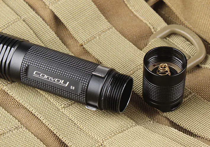 Конвой S8 Cree XM-L2 U2-1A AMC7135* 3 2-группа 3/5 режим EDC светодиодный фонарик