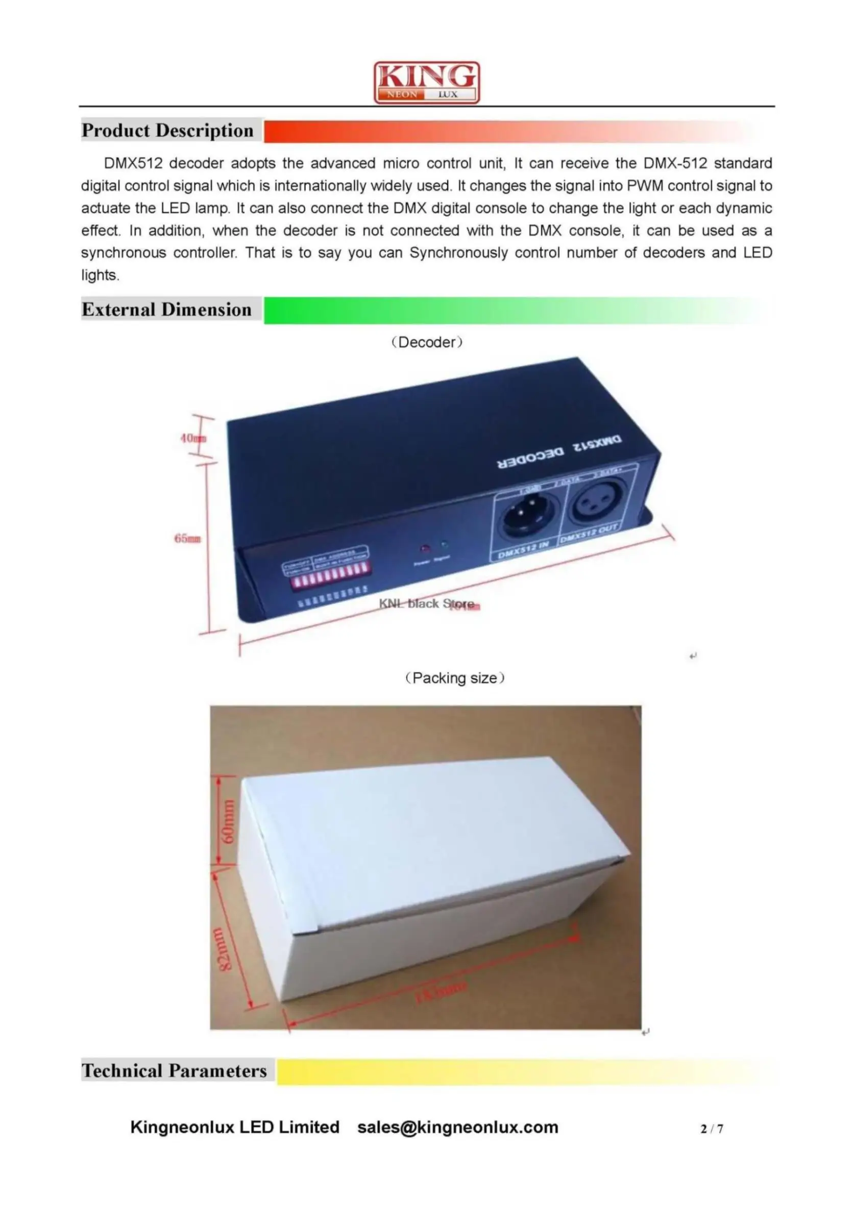 Светодиодный DMX512 декодер, DMX512 сигнала RGB светодиодный контроллер, DC12-24V 4A* 3 канала
