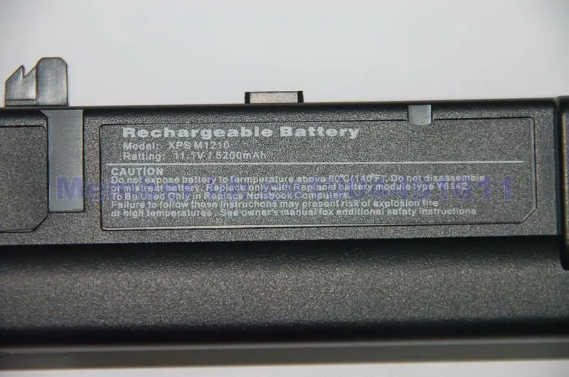 6 клетки аккумулятор для ноутбука Dell XPS M1210 312-0436 451-10356 451-10370 CG036 NF343
